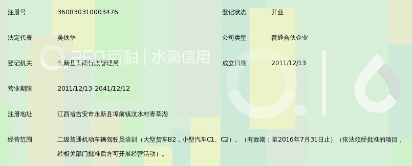 永新县神州驾驶员培训学校